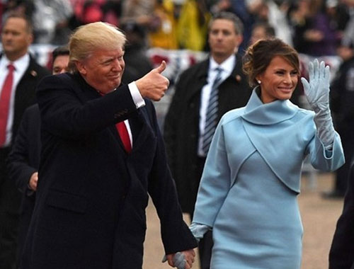 Melanie Trump'ın mavi elbisesinin sırrı ortaya çıktı