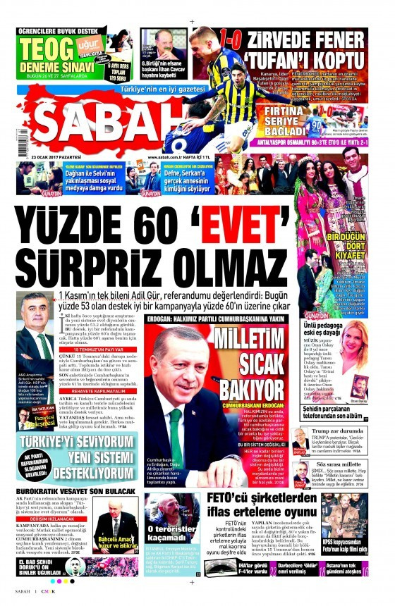 Gazete manşetleri 23 Ocak 2017 Hürriyet - Sözcü - Milliyet ne yazdı?