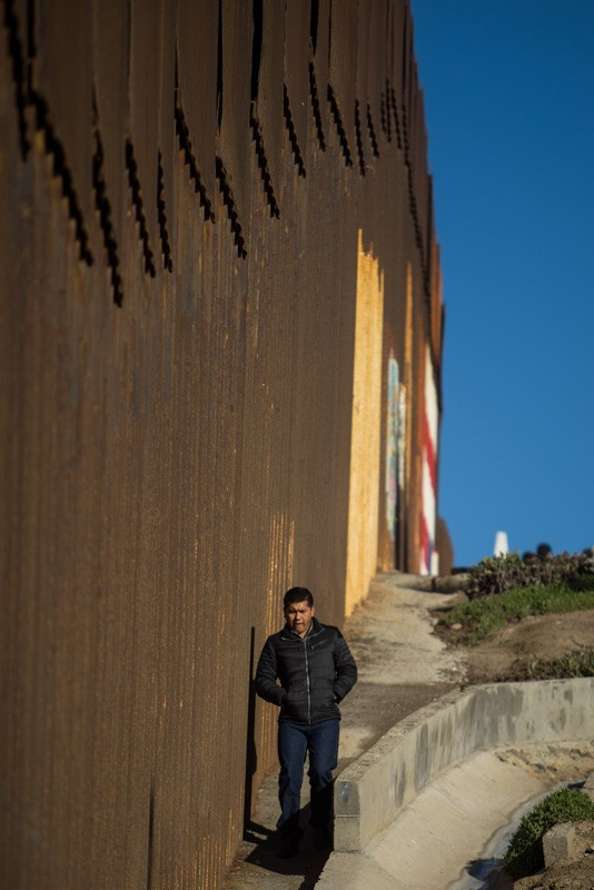 Duvar örülmesi planlanan Meksika sınırından özel fotoğraflar