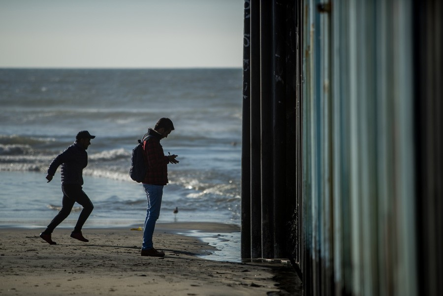 Duvar örülmesi planlanan Meksika sınırından özel fotoğraflar