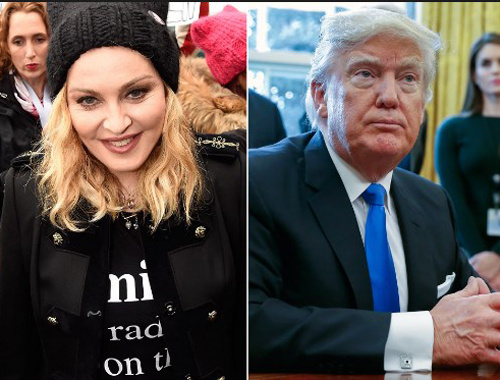 Trump: Madonna iğrenç birisi