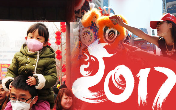 Türk kökenli takvimi Çinliler kutluyor! Horoz yılı kutlamaları
