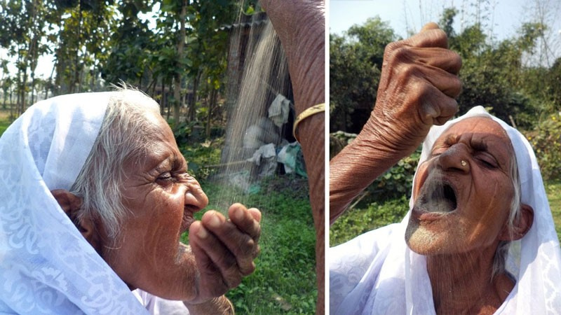 Görenler hayret ediyor 63 yıldır sadece kum yiyor!