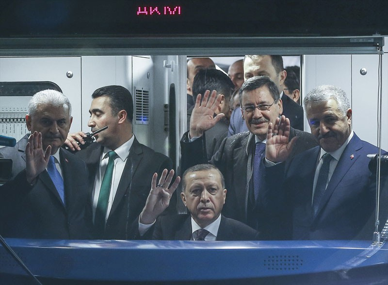 13 yıllık hasret sona erdi Keçiören metrosu açıldı