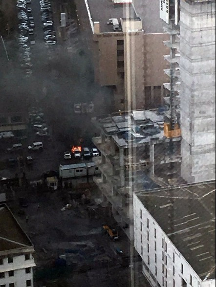 İzmir'de patlama olay yerinden ilk görüntüler