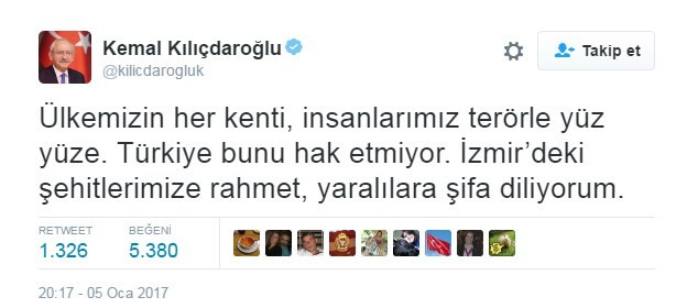 Kılıçdaroğlu'ndan hükümete terör eleştirisi