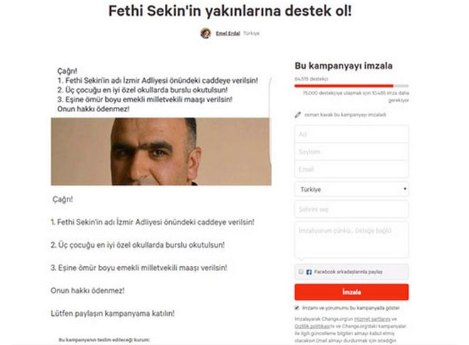 Kahraman polis Fethi Sekin'in ailesi için iki kampanya!