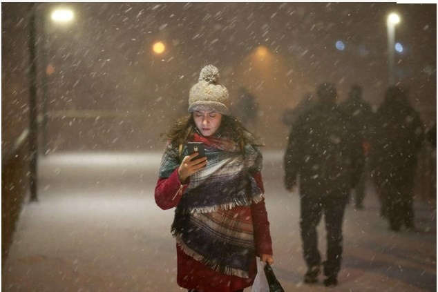 İstanbul'da kar yağışı fotoğrafları