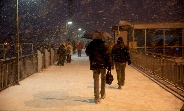 İstanbul'da kar yağışı fotoğrafları