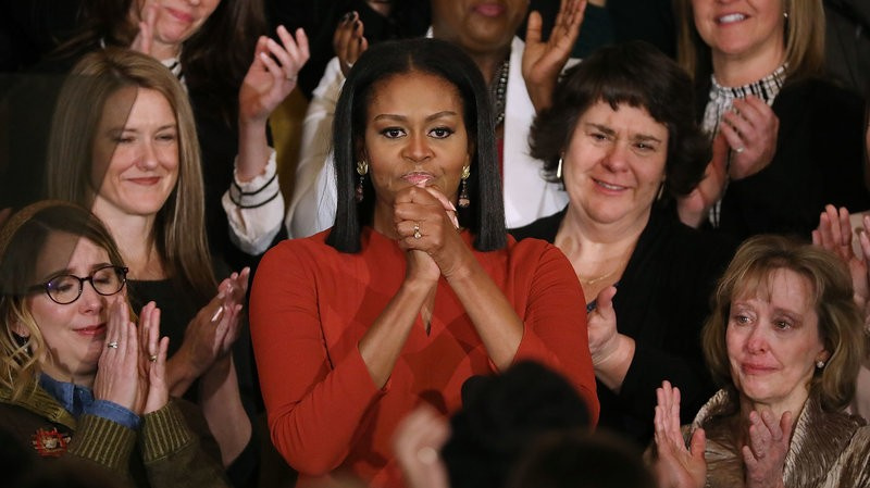 Michelle Obama ağladı, ağlattı