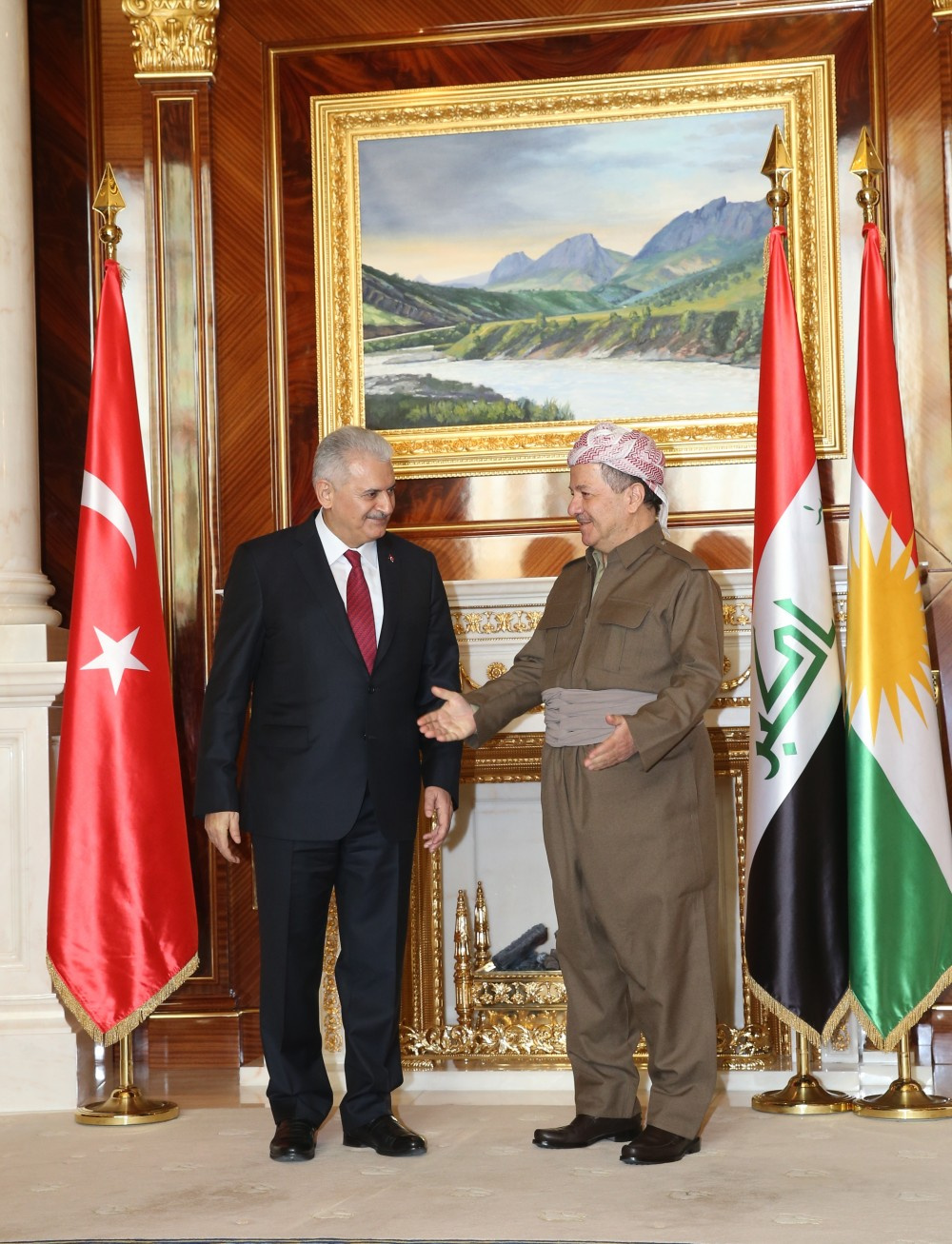 Başbakan Yıldırım Barzani ile görüştü
