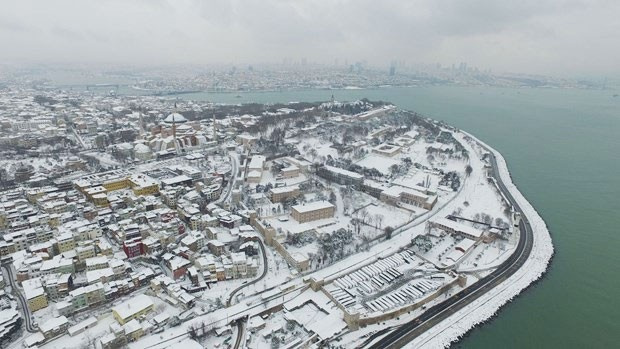 Beyazlara bürünen İstanbul'u birde böyle görün!