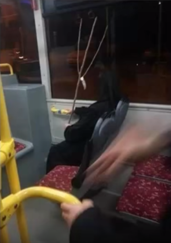 Bu görüntü metrobüste çekildi detay ise olay olacak