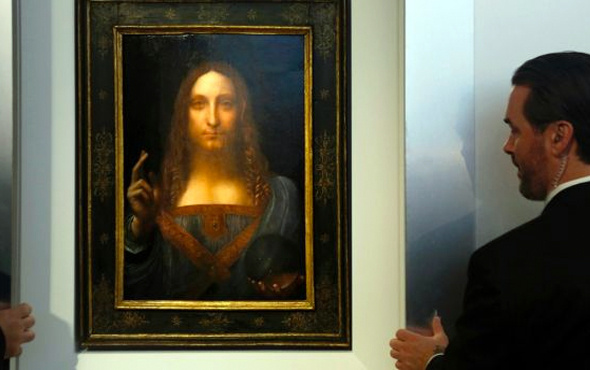Da Vinci'nin 'Erkek Mona Lisa'sı rekor fiyatla satışa çıkıyor