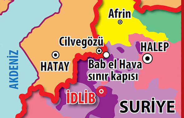İdlib haritası - İdlib nerede şu an kimin elinde?