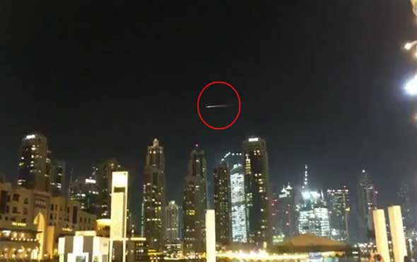 Dubai semalarında kameraya yakalandı