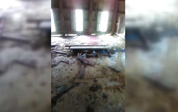 Arakan'da camilere saldırı sonrası görüntüler