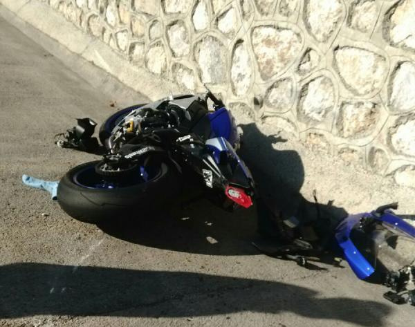 Kazada bacağı kopan motosiklet sürücüsü hayatını kaybetti!
