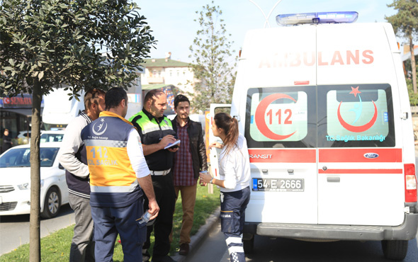 Sakarya'da ambulansın çarptığı çocuk yaralandı