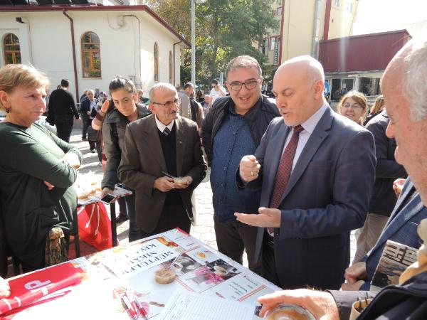 Hevesi kursağında kaldı! Müftü o pankartı görünce...