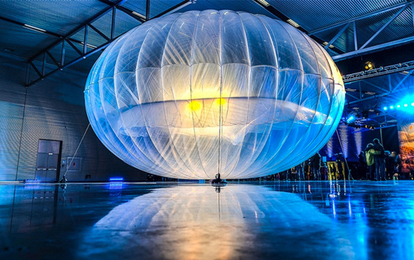 Google'ın bedava internet balonları yola çıktı