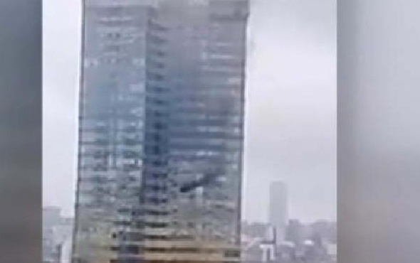 İstanbul'da korku dolu anlar! 52 katlı gökdelen... 