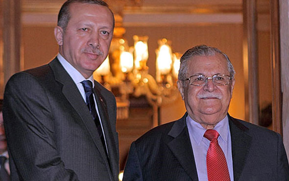 Erdoğan'dan Talabani'nin ailesine taziye telefonu