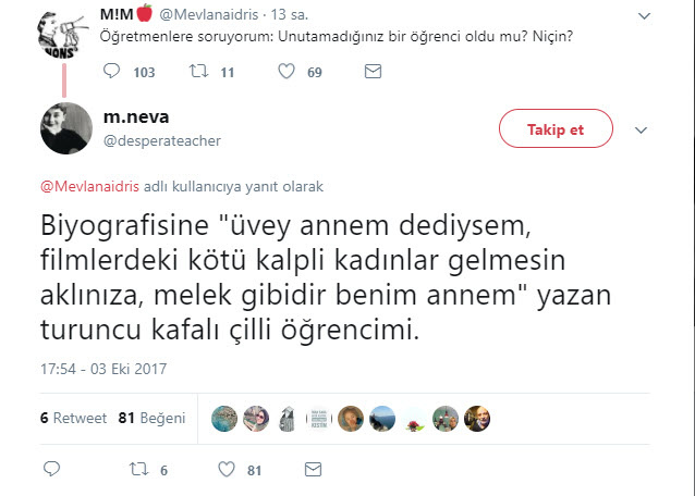 Sosyal medyayı sallayan öğretmen anıları