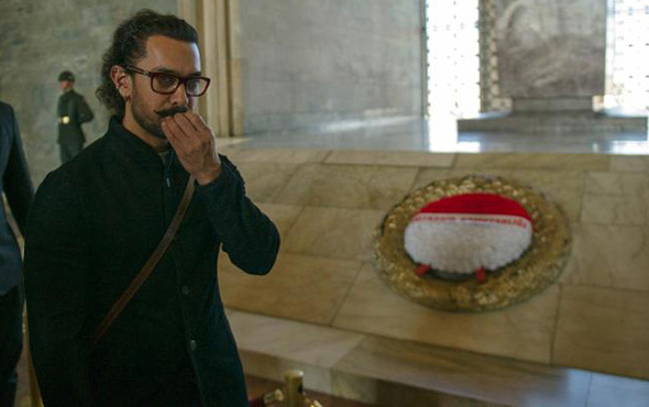 Aamir Khan'dan Anıtkabir ziyareti "Ondan öğrenecek çok şeyimiz var"