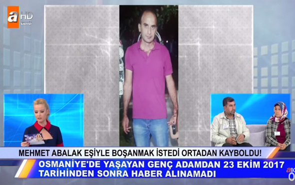 Müge Anlı Mehmet Abalak bulundu mu Osmaniye'de olanlara bakın