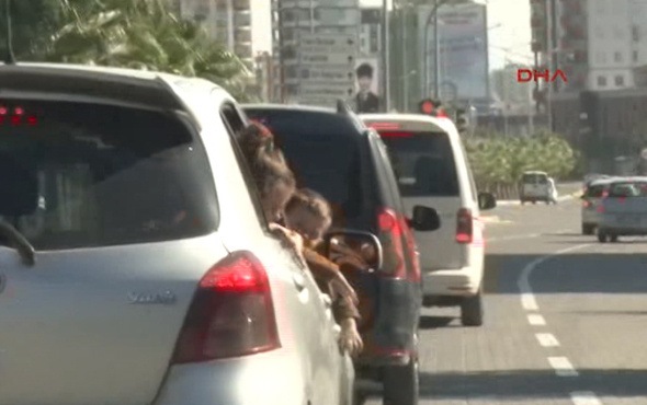 Adana'da çocukların tehlikeli yolculuğu