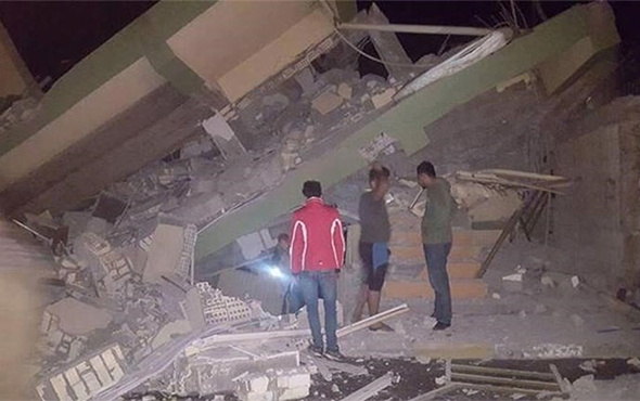 Irak'taki deprem sonrası yıkılan evler