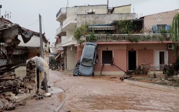  Yunanistan'da sel felaketi