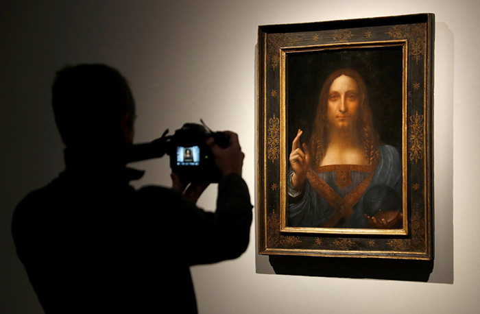 Daha önce sahte diye 60 dolara satılan Da Vinci tablosu rekor kırdı!