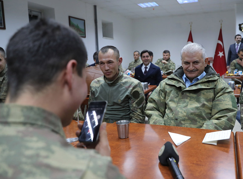 Başbakan Binali Yıldırım Dağlıca'da