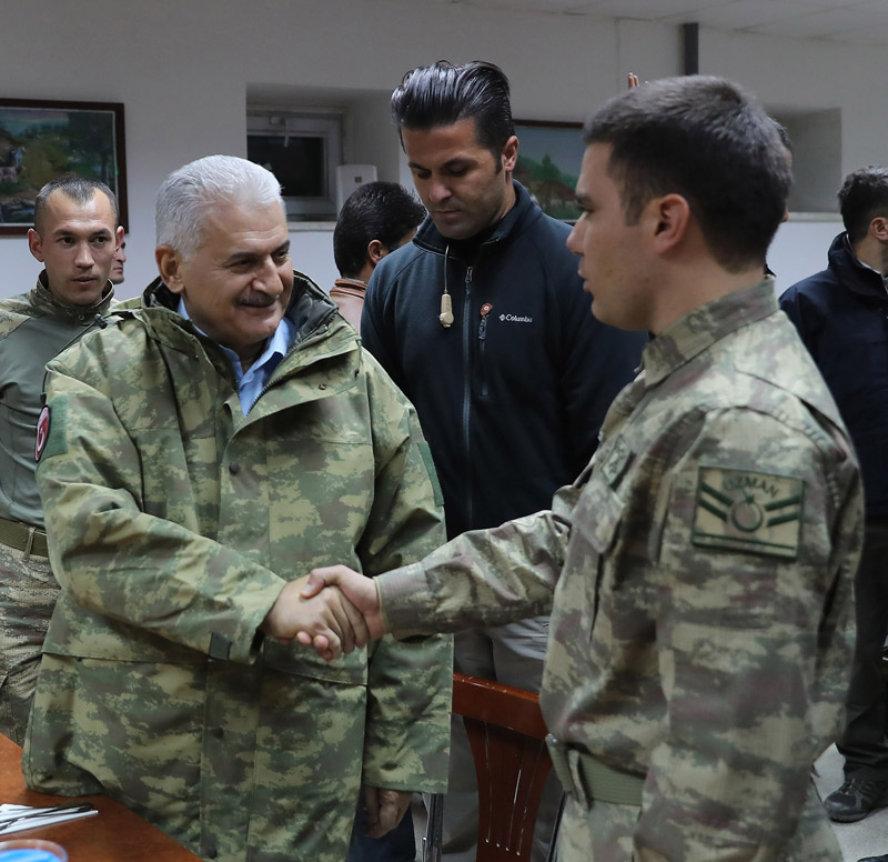 Başbakan Binali Yıldırım Dağlıca'da