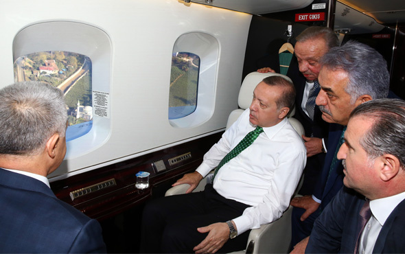 "Rezil ettik" demişti Erdoğan Ayder'i havadan inceledi
