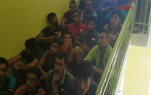 Ağrı'da 294  mülteciye gözaltı