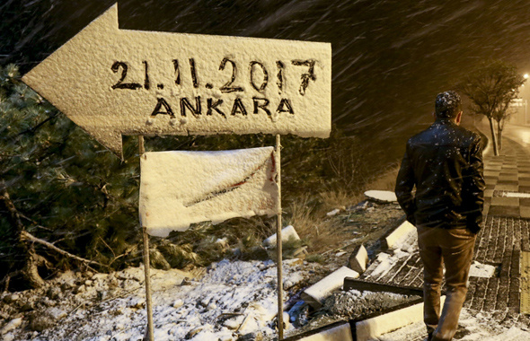 Ankara'ya kar bastırdı hava durumu 23 Kasım'a kadar...