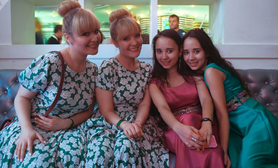 Moskova'da ikizler festivali düzenlendi