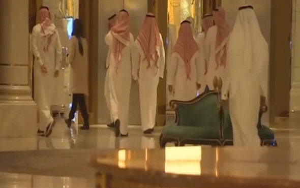 Suudi prenslerin gözaltında tutulduğu otele ilk kez kamera girdi