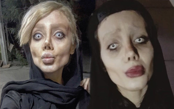 Angelina Jolie’ye benzemek istedi! Sonuç korkunç
