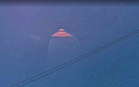 Google haritalarda 'UFO' görüntüsü