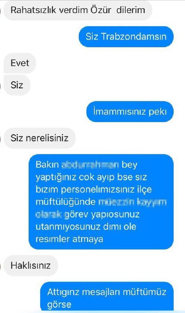 Müezzin, müftülükte görevli kadını taciz etti! Mesajlar olay olur...