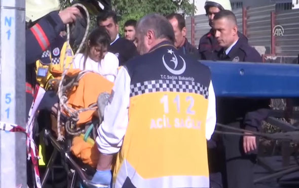 Kadıköy'de iş kazası: 2 yaralı