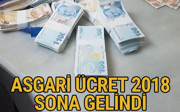 Asgari ücret 2018 yeni zamlı maaşlar Türk İş açıklaması
