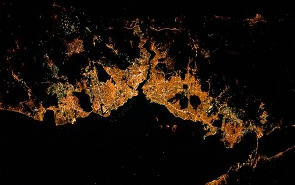 Uzaydan Türkiye böyle görünüyor...