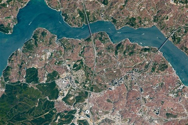 Uzaydan Türkiye böyle görünüyor...