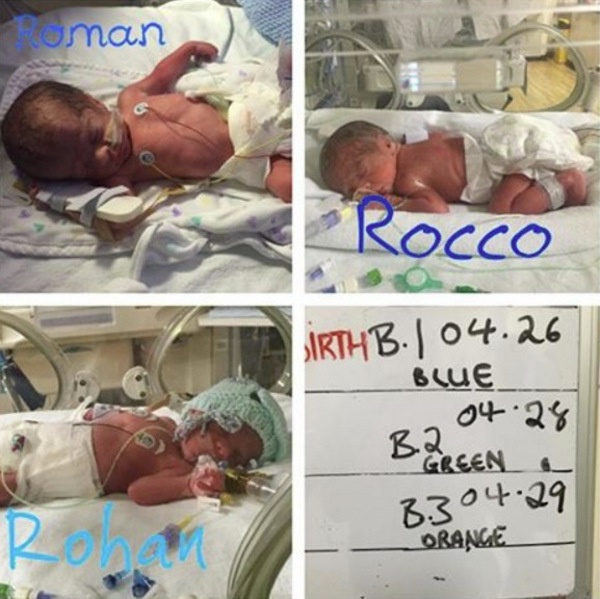Üçüz bebekler için hastaneye yetiştiler ama doktor inanamadı