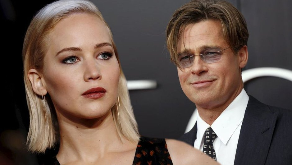 Jennifer Lawrence ve Brad Pitt'in aşk yaşıyor!